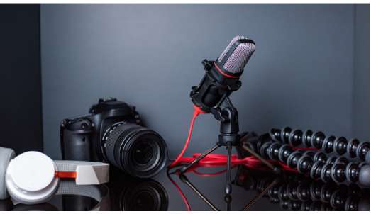 marketing-camera and microphone