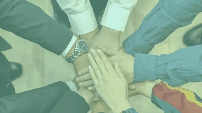 Team collaboration representing global expansion and e-commerce support