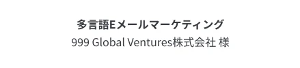 999 Global Ventures LLC様の多言語メールマーケティング支援実績