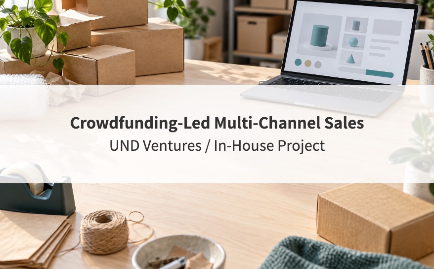 Crowdfunding-led multi-channel sales project by UND Ventures
